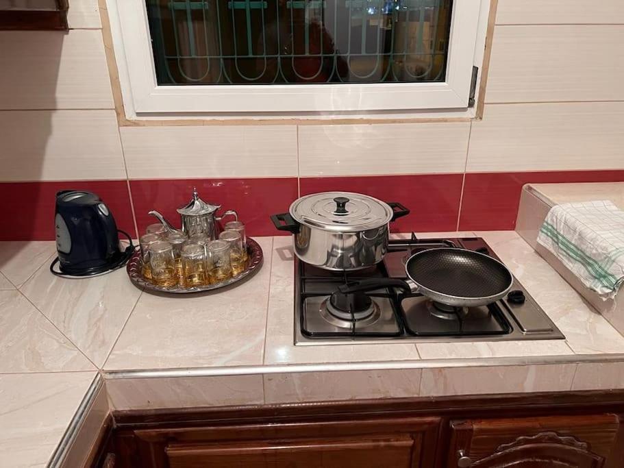 3 Zimmer Wohnung Corniche Nador Sidi Ali- Am Meer & Wifi Eksteriør bilde